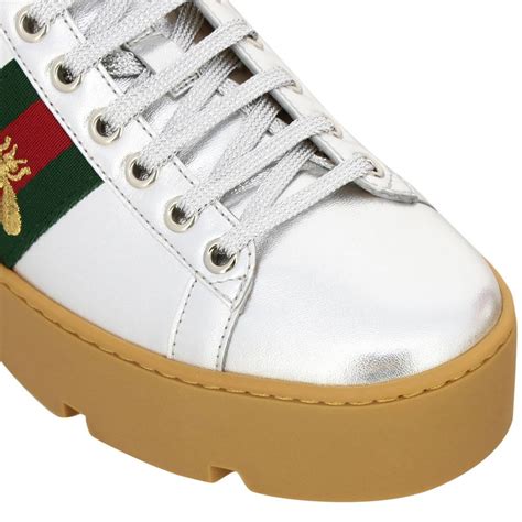 scarpe con suola sporgente gucci|sneaker donna gucci.